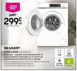 SHARP Lave-linge