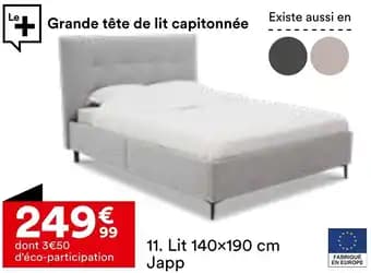 Lit Japp 140 x 190 cm