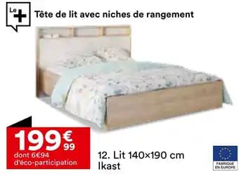 Lit Ikast 140 x 190 cm