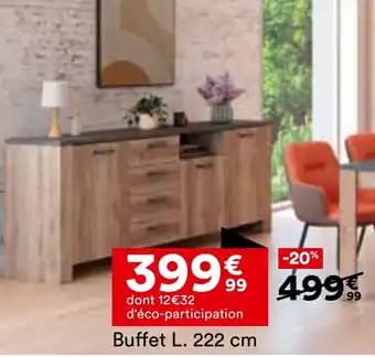 Buffet l 222 cm