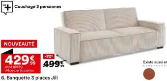 Banquette 3 places Jill