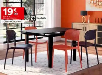 Chaise Claudine