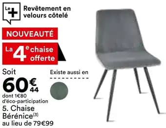 Chaise Bérénice