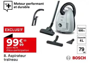Aspirateur traîneau
