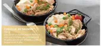 Coquille au saumon