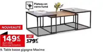 Table basse gigogne Maxime