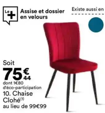 Chaise Clohé