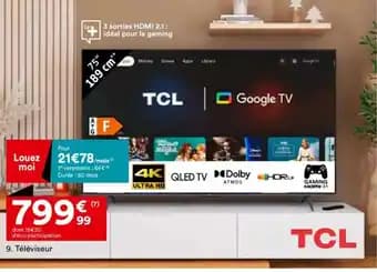 TCL Téléviseur