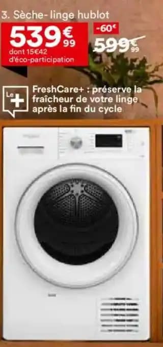 Sèche-linge hublot