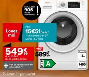 Lave-linge hublot