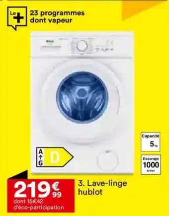 Lave-linge hublot
