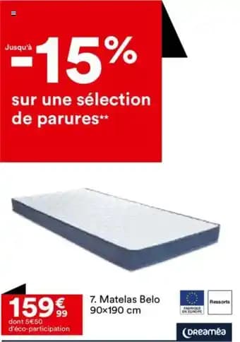 Matelas Belo 90x190 cm