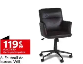 Fauteuil de bureau Will