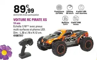 Voiture rc pirate xs