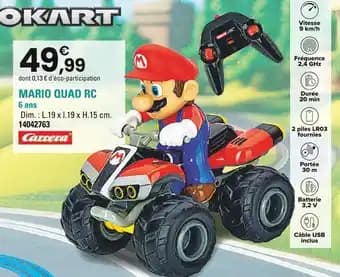 Carrera Mario quad RC