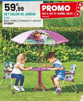 Set salon de jardin