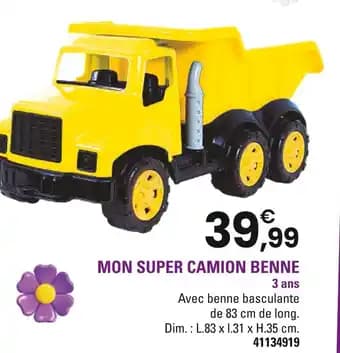 Mon super camion benne