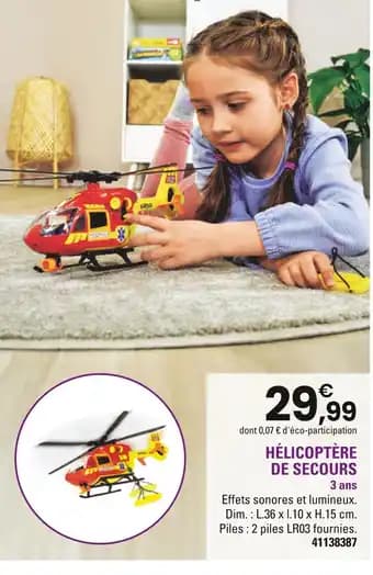 Hélicoptère de secours