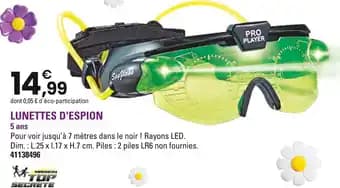 Lunettes d'espion