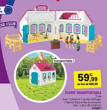 Écurie transportable