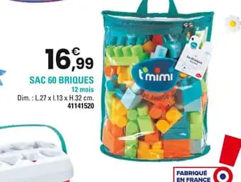 Tmimi Sac 60 briques