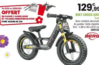 Berg Biky cross gris