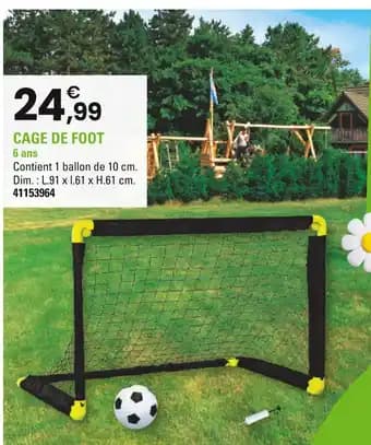 Cage de foot