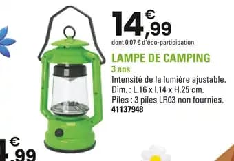 Lampe de camping