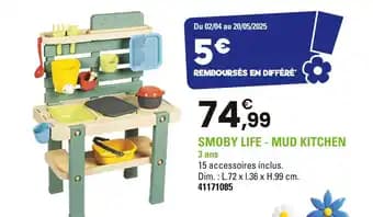 SMOBY LIFE Mud kitchen