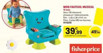 Mon fauteuil musical