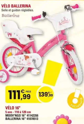 BALLERINA Vélo 16
