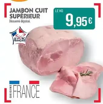 Jambon cuit superieur