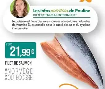 Pauline - filet de saumon