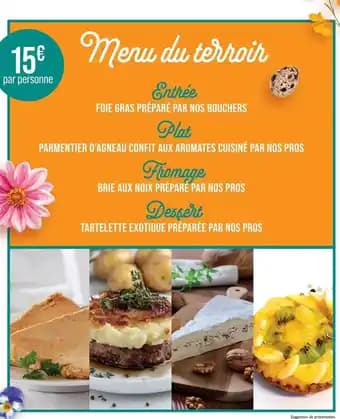 Menu du terroir