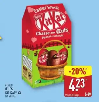 NESTLÉ® Œufs kit kat 120 g 