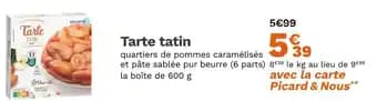 Picard Tarte tatin