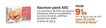 Picard Saumon pané ASC