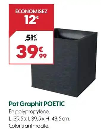 POETIC Pot Graphit