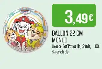 MONDO Ballon 22 CM