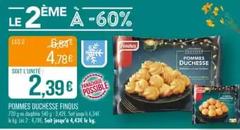 FINDUS Pommes duchesse