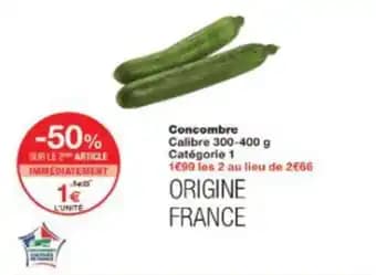 Concombre 300/400 g