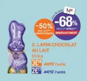 Lapin chocolat au lait