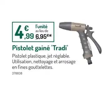 Pistolet gainé 'Tradi'