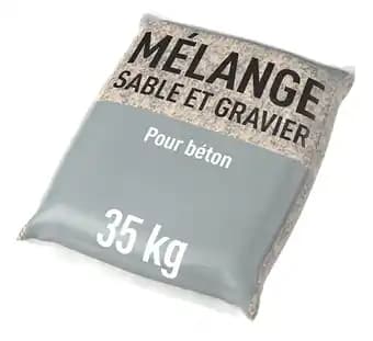 Melange pour beton