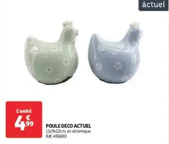 ACTUEL Poule deco