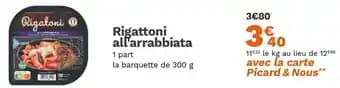 Rigattoni all'arrabbiata