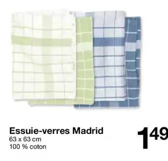 Essuie-verres Madrid