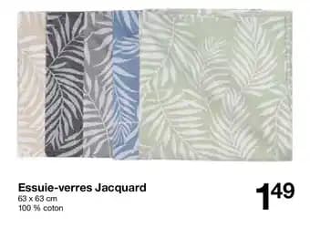 Essuie-verres Jacquard