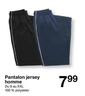 Pantalon jersey homme