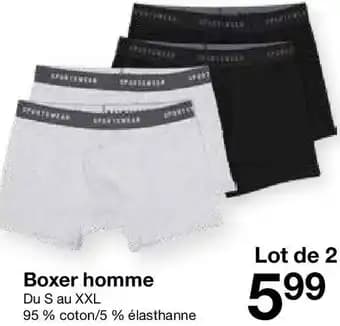 Boxer homme